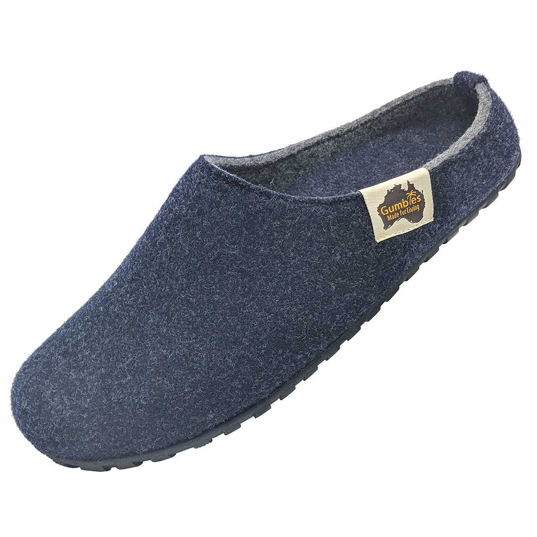 Outback Slippers - Men's - Navy & Grey
